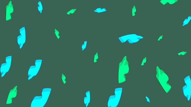 Seamless looping abstract organic pattern with flowing gradient shapes and contour lines on dark background. Modern geometric motion graphic for creative digital backgrounds.