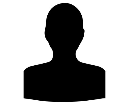 "User profile icon vector isolated on white background"