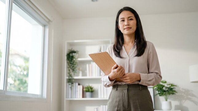 Female Child Psychologist In Home Office