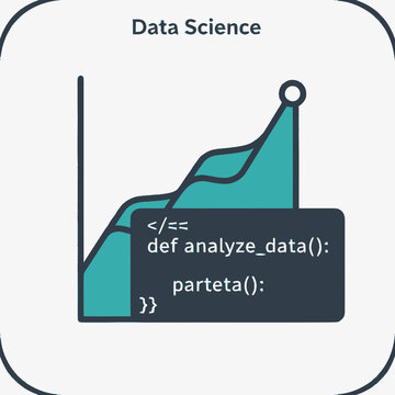 Data Science Code Programming Concept.