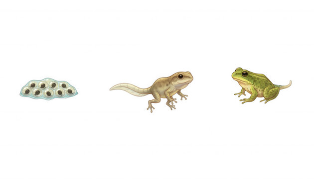 Frog Life Cycle Stages From Eggs to Froglet