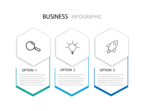 business design infographic, banner, template, timeline, 4 option.