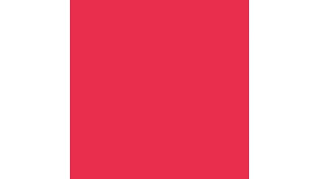 Vibrant red progress bar segment for motion UI, indicating active loading or a completed interaction step
