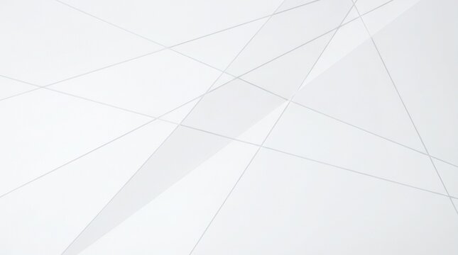 Lines intersect to create a geometric pattern of thin white triangles on a light gray background.