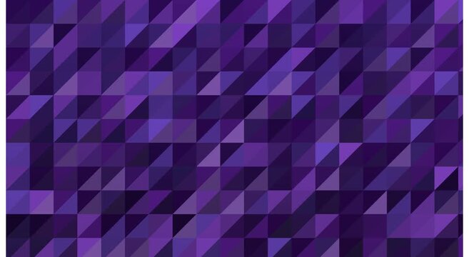 Purple geometric triangle pattern abstract motion animation