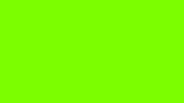 Clipboard Animation Revealing a Dynamic Checklist or Form Content Appearing on a Vibrant Green Screen