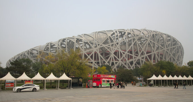 Bird"s nest stadium