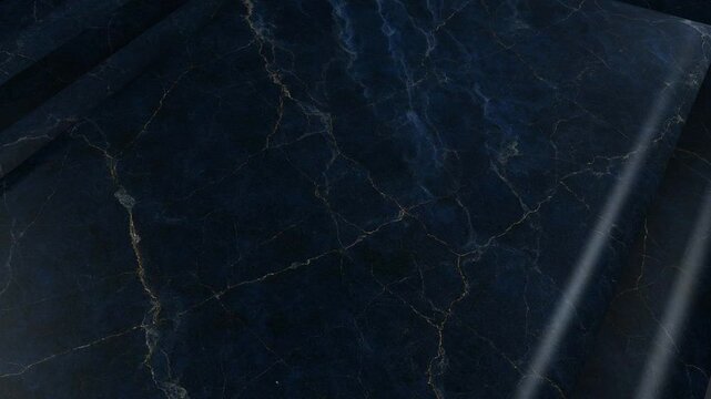 Rare Star Sapphire tiles rotating to showcase the phenomenal asterism effect and distinct mineral deposits under direct light on the polished gemstone