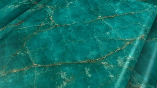 Ultra rare Paraiba Tourmaline tiles rotating to capture the glowing neon blue green color and distinct internal mineral fingerprint of the gemstone