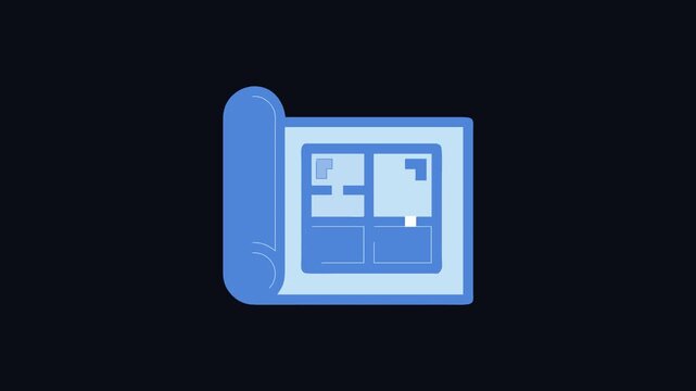 Architectural Blueprints Rollout for Commercial and Residential Building Design