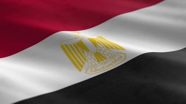 Egypt - waving flag loop