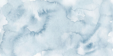Blue ice texture abstract watercolor background winter sky clouds snow cold frozen nature pattern soft light cloudy sky design © Pixel x