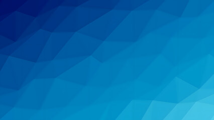 Obraz premium Abstract Blue Low Poly Geometric Background With Polygon Pattern