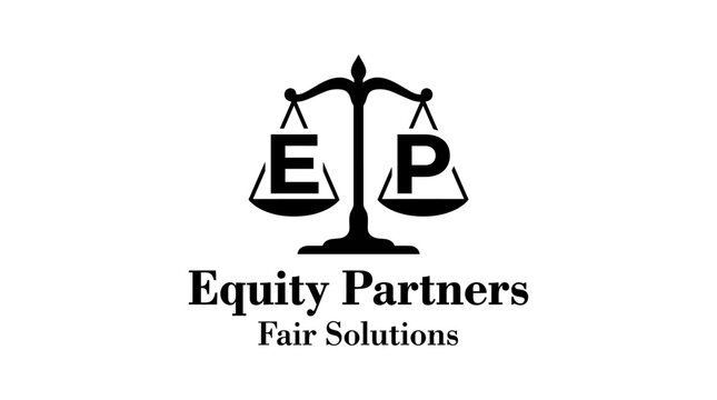 Scales of Justice for Legal Firms Financial Partnerships Law Consulting Trust Services logo design