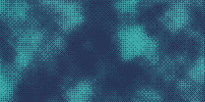 Pixelated bitmap gradient texture. Retro pixel art, green dither pattern, 8 bit background. Leisure or arcade games duotone border frame. Vector illustration
