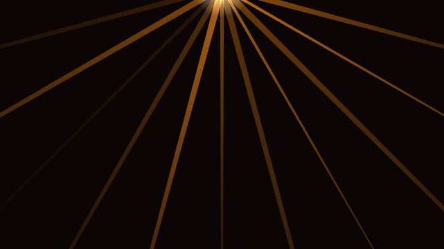 Light Rays Copper Abstract Motion Background Seamless Loop 4K 009