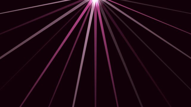 Light Rays Rose Abstract Motion Background Seamless Loop 4K 012
