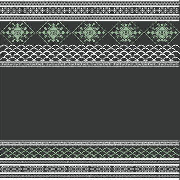 Lao Fabric pattern Design an illustration
