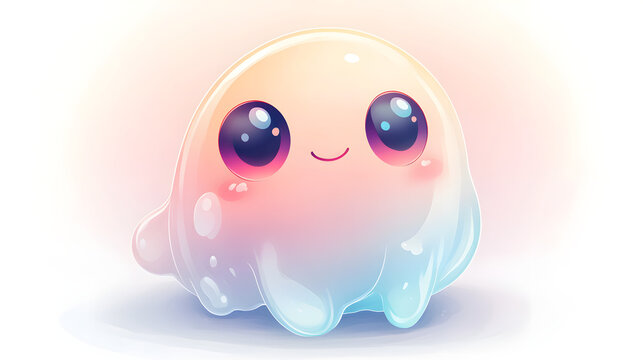 The slime is really cute.	
