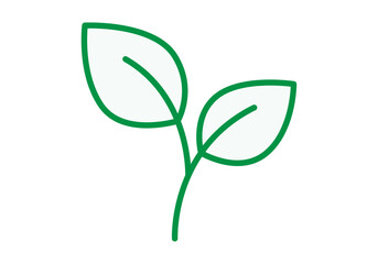 Fototapeta premium Plantas pequeñas con hojas verdes