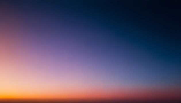 Elegant abstract background featuring a smooth color gradient blending perfectly from warm sunset orange to deep night blue, ideal studio backdrop for professional photography and design work.