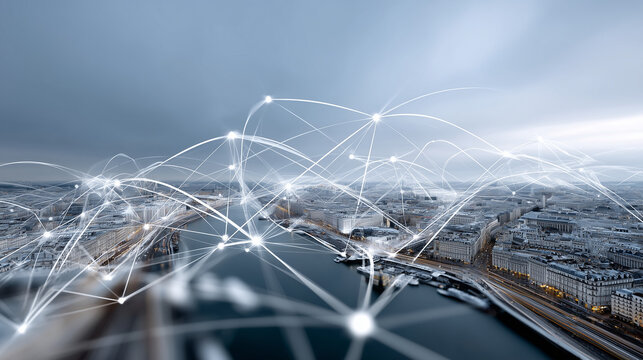 Autonomous AI Agents Smart City Holographic Network

