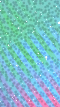 Abstract background with soft pastel gradient colors and sparkling bokeh light circles.