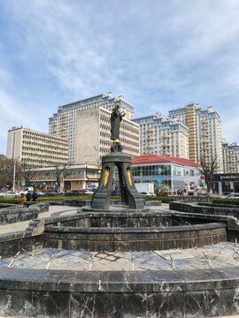 Monument of Catherine II the Great in Krasnodar, Russia