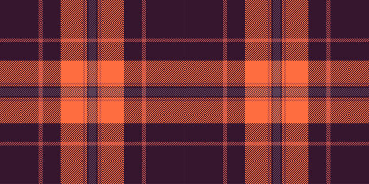 Guy texture fabric vector, proud tartan check textile. Club seamless plaid background pattern in red and dark colors.