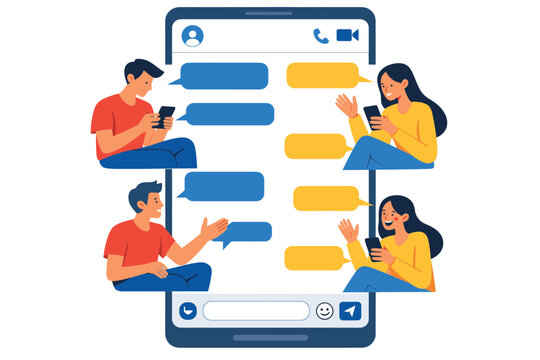 Messaging App with Chat Interface Between Two Users