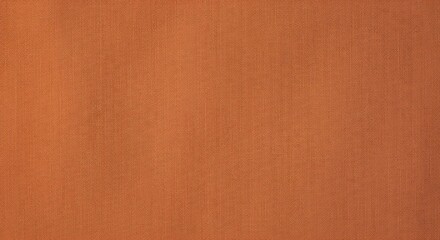 Fototapeta premium Warm Orange Textured Fabric Surface Centered on White Background