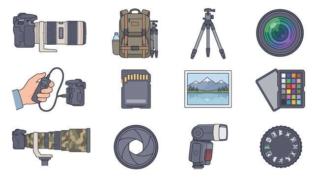 Photography Equipment and Accessories for Outdoor Use