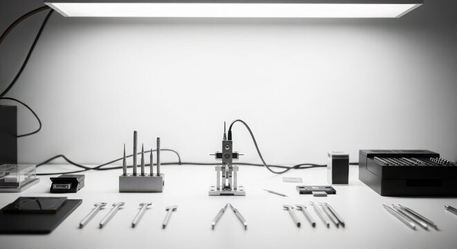Precision Nanoelectronics Laboratory Setup With Advanced Testing Equipment