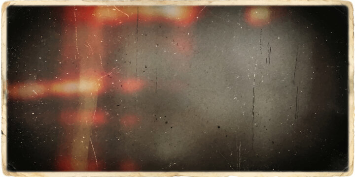 Vintage Grunge Film Strip Background with Old Projector Texture and Aged Retro Surface Pattern