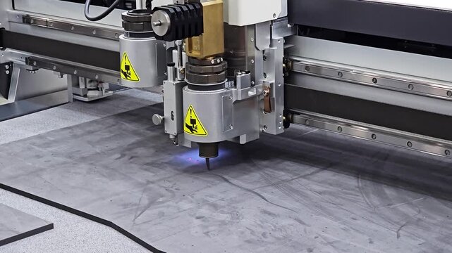 CNC Flatbed Cutting Machine Processing Industrial Material with Precision Automated Digital Knife
