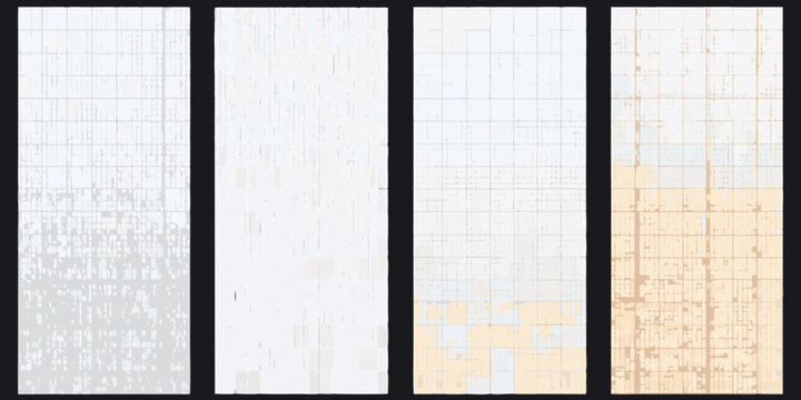 Graph paper backgrounds six variations with grid lines and subtle textures