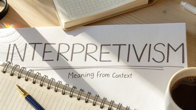Concept of Interpretivism in Social Science Research, Emphasizing Meaning Derived from Contextual Understanding