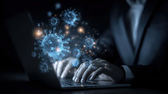 A safeguard for the network was activated after a laptop notification warned of a virus in an online phishing message received by the staff.