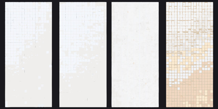 Graph paper backgrounds four variations with subtle color gradients