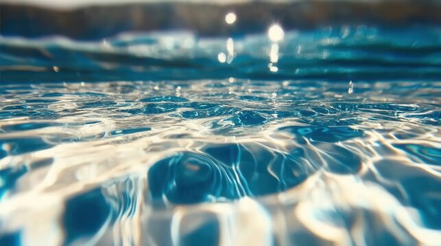 Turquoise lagoon surface captured with Canon EOS showing reflections and ripples during bright midday light near a coastal area