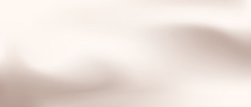 Gentle pearl gradient background, Light cream ecru color, Beige satin bg fashion studio, Light brown caramel blending color template with waves
