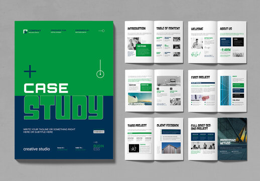 Case Study Booklet Template