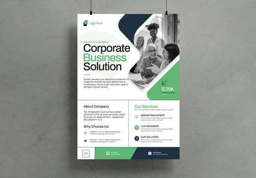 Corporate Business Solution Flyer Template