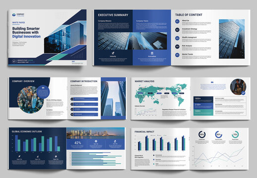 White Paper Professional Report Template