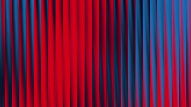 Abstract background with vertical stripes in shades of blue and red, creating a dynamic gradient effect with a sense of motion and depth