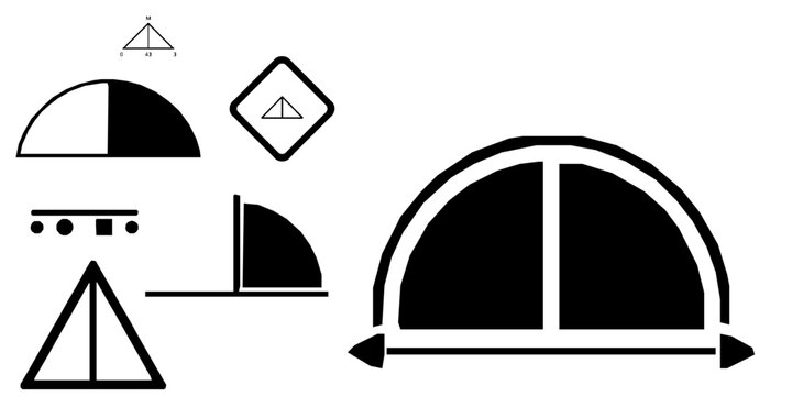 Aspect Ratio Screen Format Icon - Minimal Black Flat Vector Symbol on Pure White Background with Clean Lines for Modern UI Design