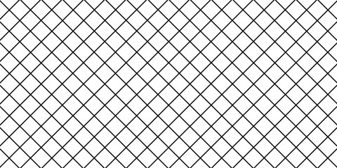 Black metal mesh seamless pattern vector illustration. Metal grid pattern. Silhouette Steel wire Chain link Fence Pattern. Grid, lattice background with rhombus, diamond shapes. vector eps file.  © Jayanto