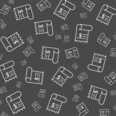 Fototapeta premium Market bill art modern style trendy design lovely vector colorful background
