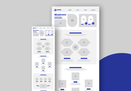 Wireframe Template Layout
