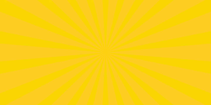 PrintYellow comic sunburst background. abstract sunburst brochure design template. sun rays cartoon illustration